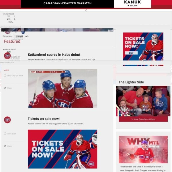 Montreal Canadiens - Official NHL Team 